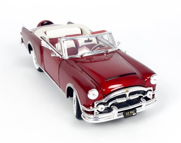 1/18 1953 Packard Caribbean Kırmızı Diecast Araba, Road Signature 92798 - Görsel 2