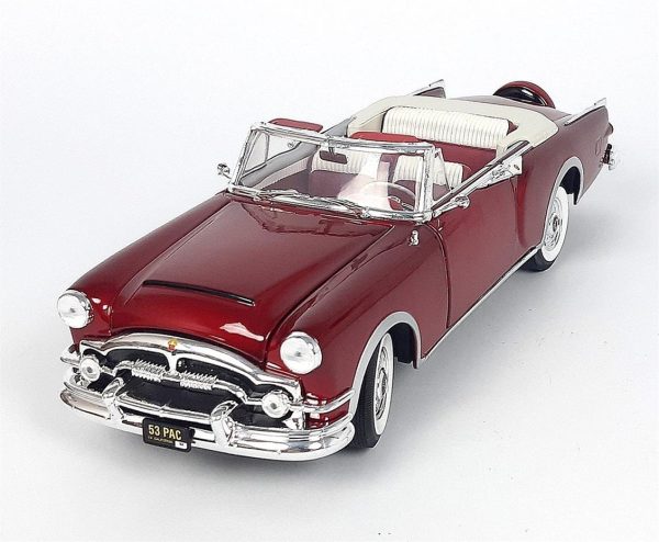 1/18 1953 Packard Caribbean Kırmızı Diecast Araba, Road Signature 92798