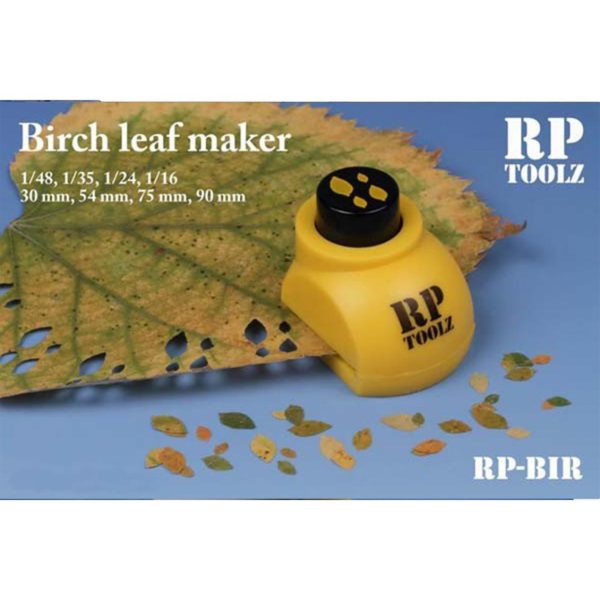 BIR Birch leaf maker in 4 size, RP Toolz