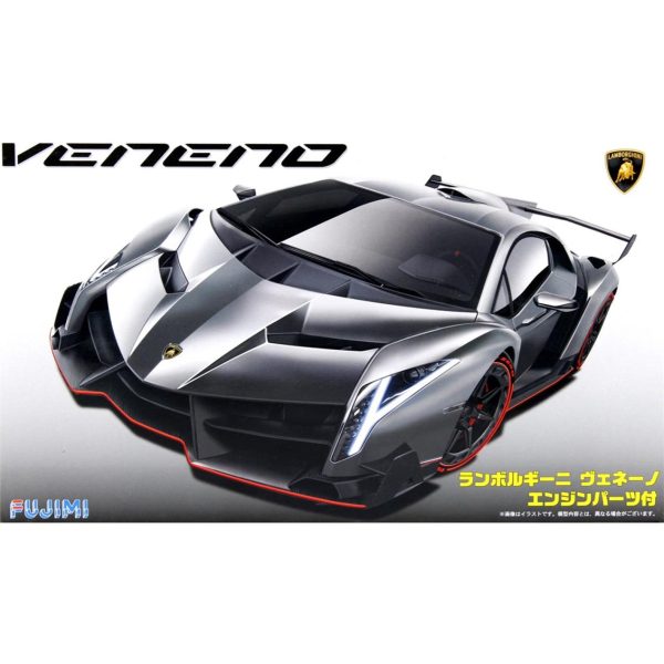 1/24 Lamborghini Veneno W/Engine Maketi, Fujimi 125923