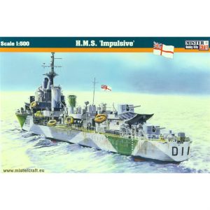 1/500 HMS (Impulsive) Zırhlı Gemi Maketi, Mister Craft S096