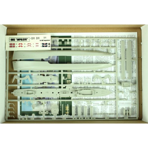 1/500 HMS (Impulsive) Zırhlı Gemi Maketi, Mister Craft S096 - Görsel 2