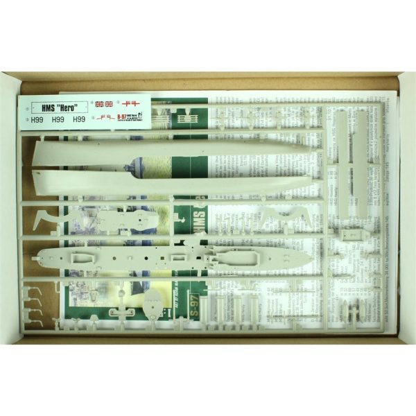 1/500 HMS (Hero) Zırhlı Gemi Maketi, Mister Craft S097 - Görsel 2