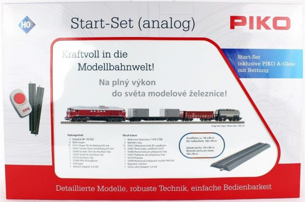 S-Set Csd Güterzug Br 130 + 3 Wg. A-Gleis & B IV, Piko 97935