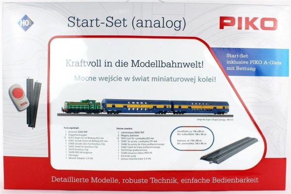 S-Set Lok Pkp + Zwei Doppelstockwg. Pkp A-Gleis & B V, Piko 97934