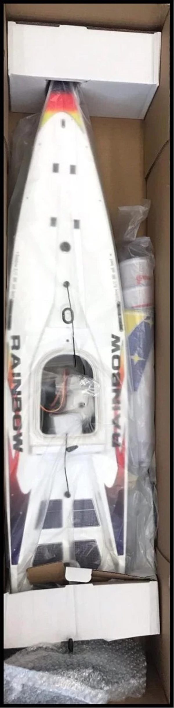 F-09 Rainbow 880Mm. Kompozit Gövdeli Uzaktan Kumandalı Yelkenli Tekne, Shunbo - Görsel 3