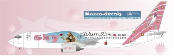 1/144 Sky B737-400 Special, Nazca Decals Sky001