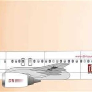 1/144 Sky B737-400 Orange, Nazca Decals Sky004