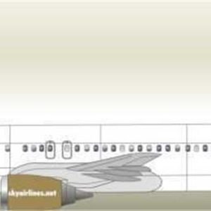 1/144 Sky B737-400 Altın, Nazca Decals Sky009