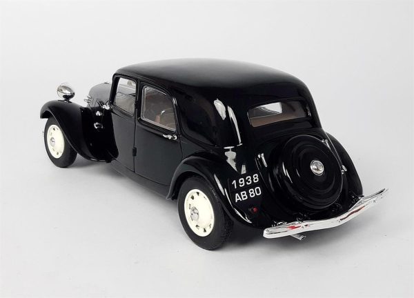 1/18 1937 Citroën Traction 11CV Siyah Diecast Araba, Solido 1800903 - Görsel 4