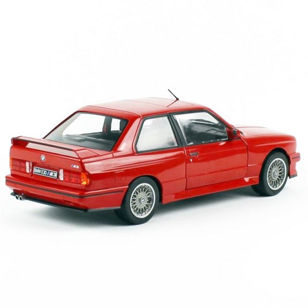 1/18 1990 Bmw M3 E30 Sport Evo Kırmızı Diecast Araba, Solido 1801502 - Görsel 4
