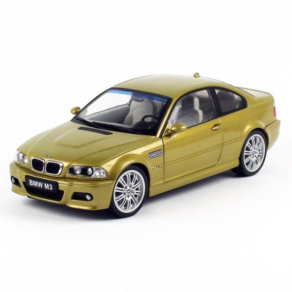 1/18 2000 Bmw M3 (E46) Sarı Diecast Araba, Solido 1806501 - Görsel 2