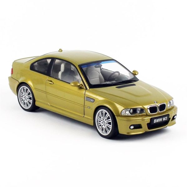 1/18 2000 Bmw M3 (E46) Sarı Diecast Araba, Solido 1806501