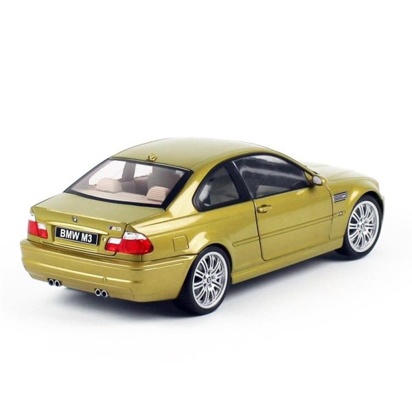 1/18 2000 Bmw M3 (E46) Sarı Diecast Araba, Solido 1806501 - Görsel 4