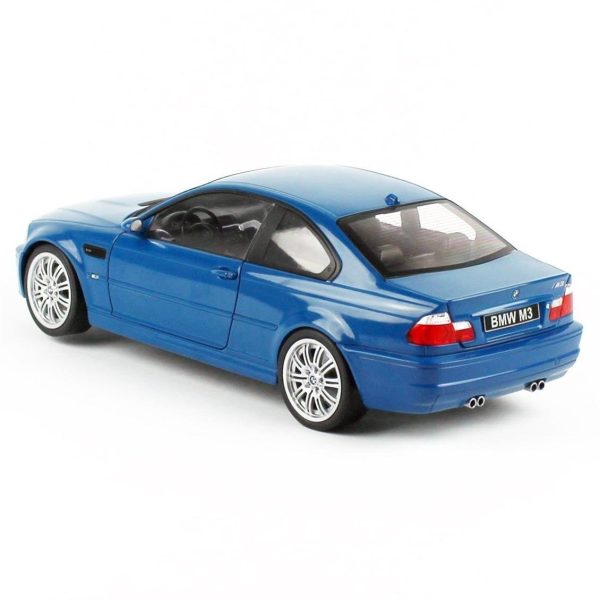 1/18 2000 Bmw M3 (E46) Mavi Diecast Araba, Solido 1806502 - Görsel 3