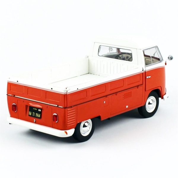 1/18 1950 Volkswagen T1 Pick Up Turuncu/Beyaz Diecast Araba, Solido 1806701 - Görsel 4