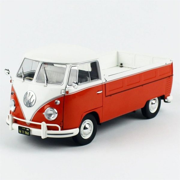 1/18 1950 Volkswagen T1 Pick Up Turuncu/Beyaz Diecast Araba, Solido 1806701 - Görsel 2