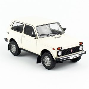 1/18 1980 Lada Niva Krem Beyaz Diecast Araba, Solido 1807301
