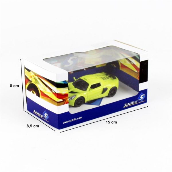 1/43 Lotus Exige S2 Sarı Diecast Araba, Solido 4400700 - Görsel 5