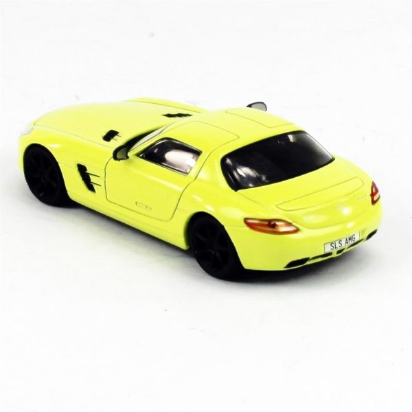 1/43 Mercedes Benz SLS AMG Sarı Diecast Araba, Solido 4401100 - Görsel 3