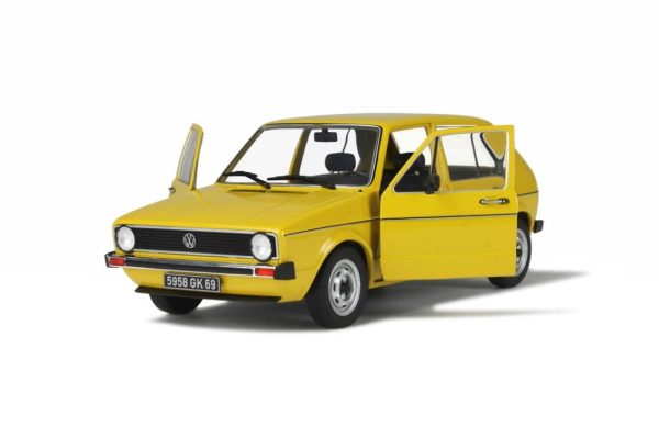 1/18 1983 Volkswagen Golf-Sarı-Diecast Araba, Solido 1800201 - Görsel 7