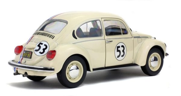 1/18 1973 Volkswagen Beetle 1303 Racer No.53 Herbie-Diecast Araba, Solido 1800505 - Görsel 4
