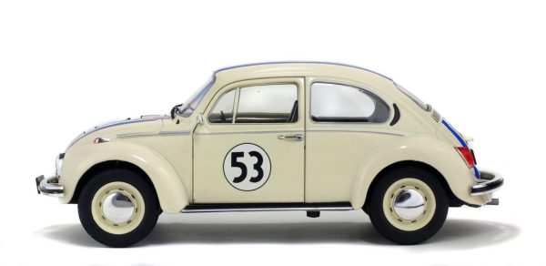 1/18 1973 Volkswagen Beetle 1303 Racer No.53 Herbie-Diecast Araba, Solido 1800505 - Görsel 2