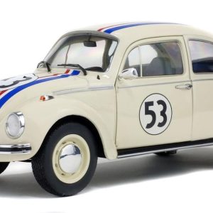 1/18 1973 Volkswagen Beetle 1303 Racer No.53 Herbie-Diecast Araba, Solido 1800505