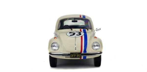 1/18 1973 Volkswagen Beetle 1303 Racer No.53 Herbie-Diecast Araba, Solido 1800505 - Görsel 6