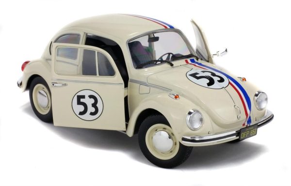 1/18 1973 Volkswagen Beetle 1303 Racer No.53 Herbie-Diecast Araba, Solido 1800505 - Görsel 8