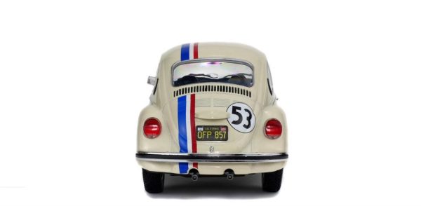 1/18 1973 Volkswagen Beetle 1303 Racer No.53 Herbie-Diecast Araba, Solido 1800505 - Görsel 3