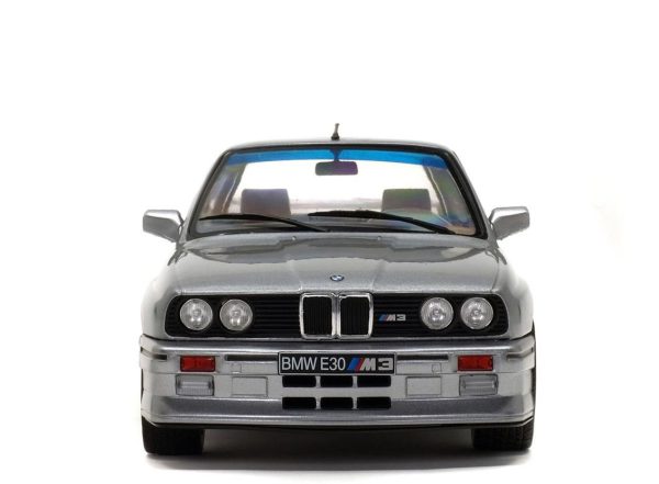 1/18 1990 Bmw M3 E30-Metalik Gri-Diecast Araba, Solido 1801506 - Görsel 5