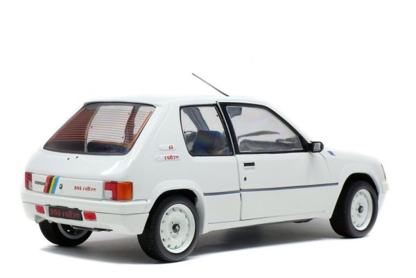 1/18 1988 Peugeot 205 Rally-Beyaz-Diecast Araba, Solido 1801701 - Görsel 3