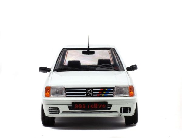 1/18 1988 Peugeot 205 Rally-Beyaz-Diecast Araba, Solido 1801701 - Görsel 6