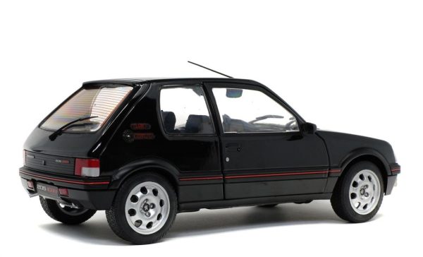 1/18 1990 Peugeot 205 GTI Mk.2 1.9L-Siyah-Diecast Araba, Solido 1801707 - Görsel 4