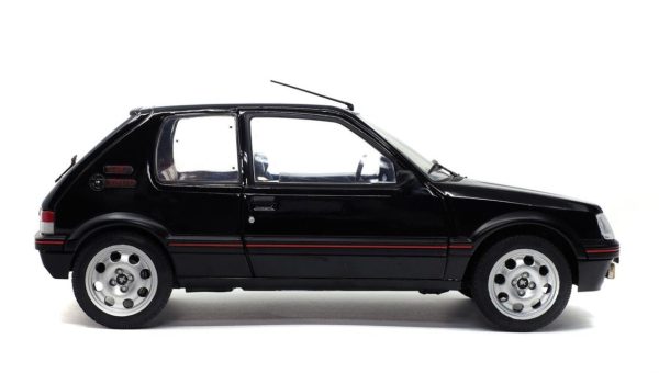 1/18 1990 Peugeot 205 GTI Mk.2 1.9L-Siyah-Diecast Araba, Solido 1801707 - Görsel 5