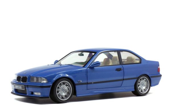 1/18 1992 Bmw M3 E36-Mavi-Diecast Araba, Solido 1803901