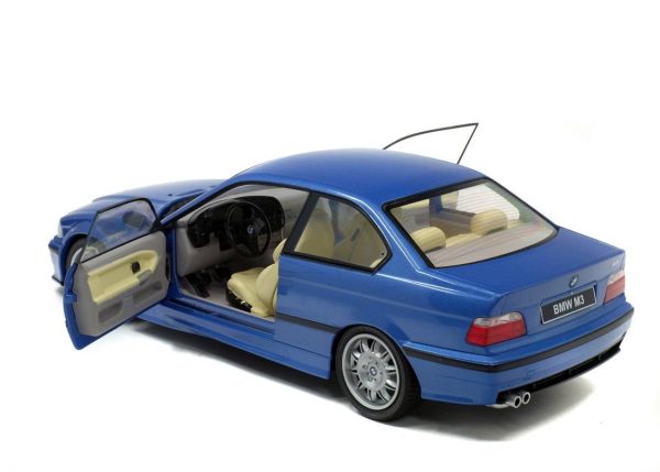 1/18 1992 Bmw M3 E36-Mavi-Diecast Araba, Solido 1803901 - Görsel 7
