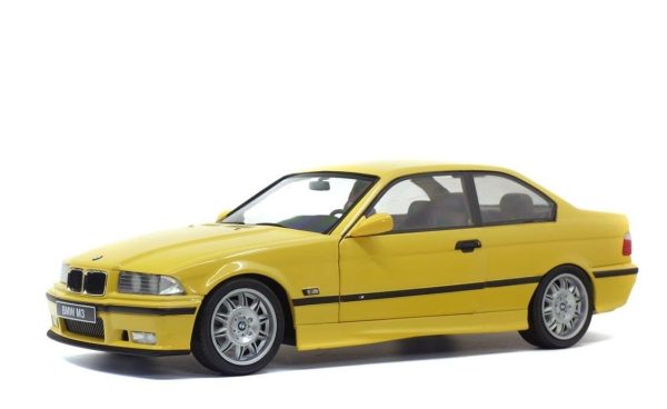1/18 1992 Bmw M3 E36-Sarı-Diecast Araba, Solido 1803902