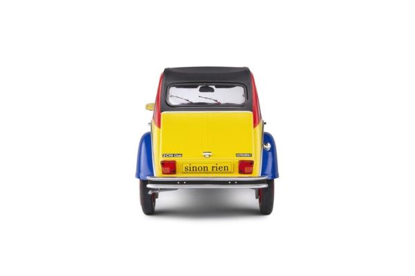 1/18 1985 Citroen 2CV6 Ricard-Sarı/Kırmızı/Mavi-Diecast Araba, Solido 1805011 - Görsel 3