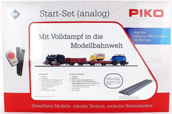 Starter Set Freight Train Db A-Track W. Railbed, Piko 57113