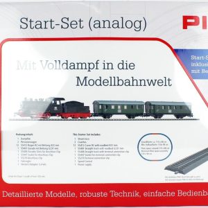 Starter Set Passenger Train Db With Steam Loco + Tender A-Track W. Railbed, Piko 57112