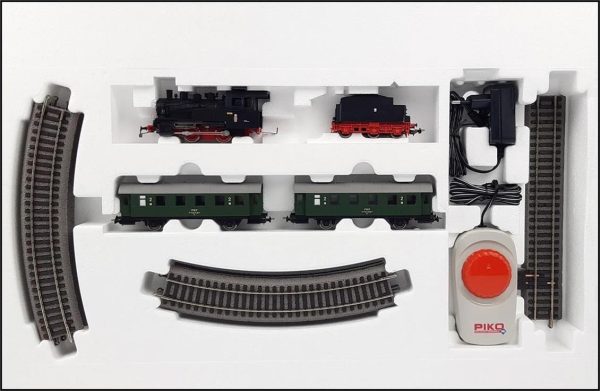 Starter Set Passenger Train With Steam Loco Pkp A-Track W. Railbed, Piko 97933 - Görsel 2