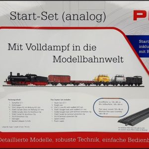 Starter Set Steam Locomotive G7.1 With 5 Freight Cars Dr A-Track W. Railbed, Piko 57123