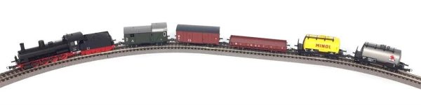 Starter Set Steam Locomotive G7.1 With 5 Freight Cars Dr A-Track W. Railbed, Piko 57123 - Görsel 3