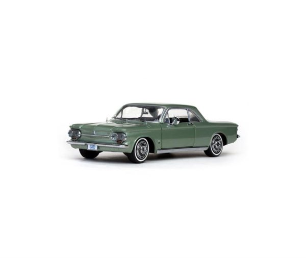1/18 1963 Chevrolet Corvair Coupe Defne Yeşili Diecast Araba, Sunstar 1483