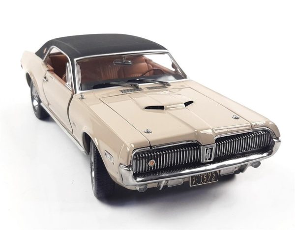 1/18 1968 Mercury Cougar XR7G Açık Kahve Diecast Araba, Sunstar 1572 - Görsel 2