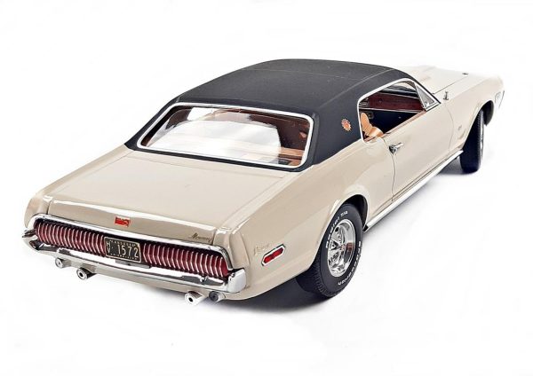1/18 1968 Mercury Cougar XR7G Açık Kahve Diecast Araba, Sunstar 1572 - Görsel 4