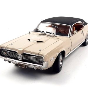 1/18 1968 Mercury Cougar XR7G Açık Kahve Diecast Araba, Sunstar 1572