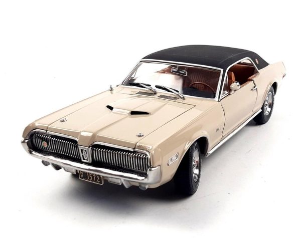 1/18 1968 Mercury Cougar XR7G Açık Kahve Diecast Araba, Sunstar 1572